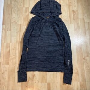 Climawear Womens Grey Long Sleeve Hoodie Size Medium Activewear